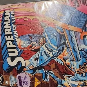 Superman The Man Of Steel 22 (1993, Dc Comics) Comic Book Reign Of Supermen!